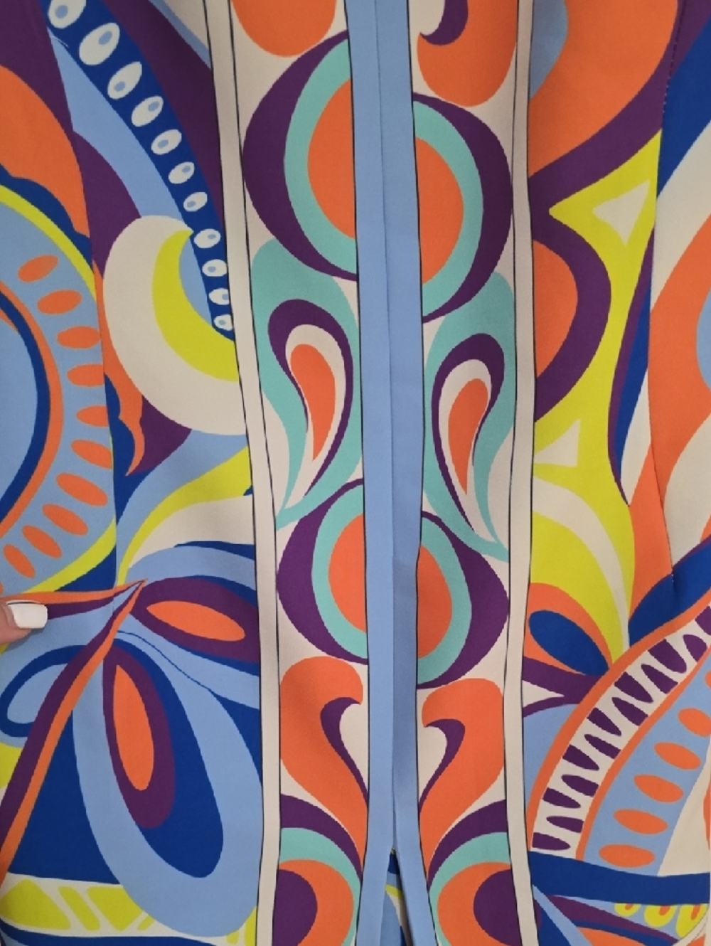 Zara Multicolor Retro Swirl Sleeveless Tunic NWOT - Picture 5 of 5
